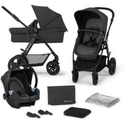 Kinderkraft Combi Kinderwagen 3 In 1 MOOV CT Black