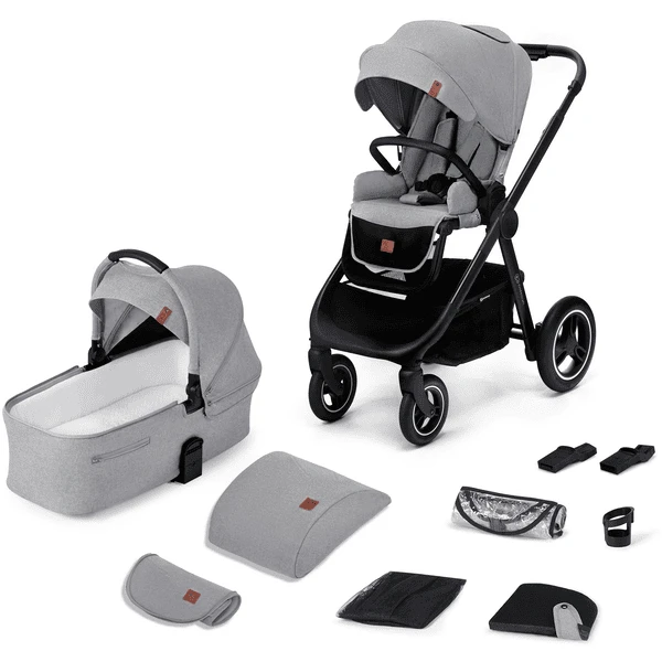Kinderkraft Combi Kinderwagen EVERYDAY 2 In 1 Light Grijs