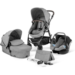 Kinderkraft Combikinderwagen 3 In 1 Moov Grey Melange