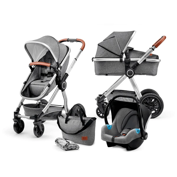 Kinderkraft Combikinderwagen 3 In 1 Veo Grey