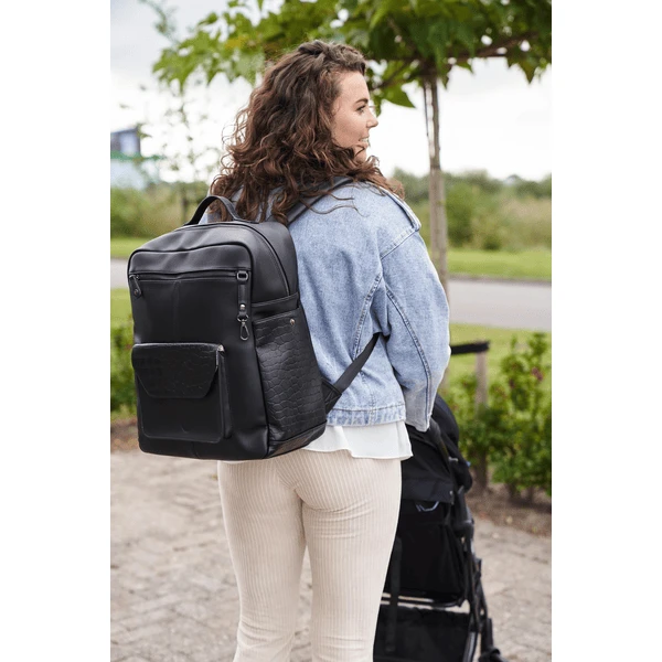 Little Company Luierrugzak Santiago Zwart - Afbeelding 2