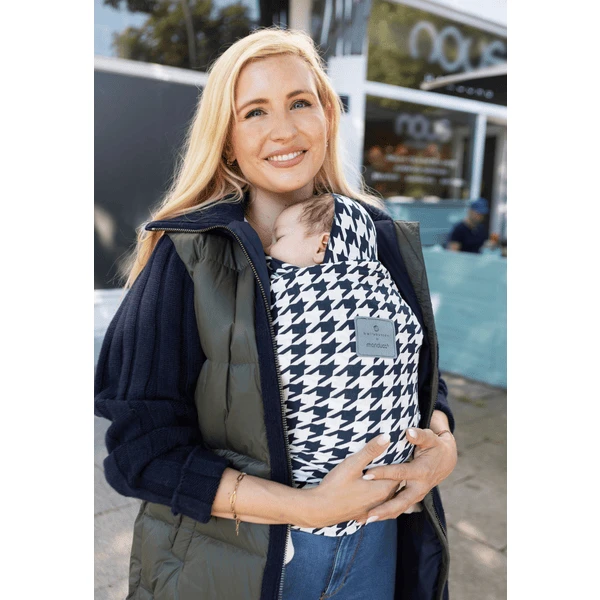 Manduca Draagdoek Sling Van Bellybutton Pepita Navy - Afbeelding 5