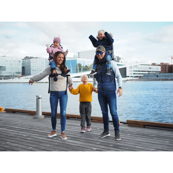 MINIMEIS Schouderdrager Oranje/blauw - Afbeelding 2