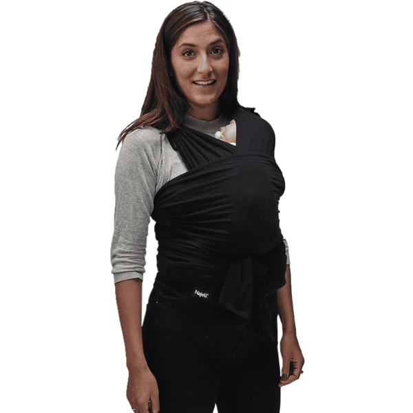 Najell Voorgevormde Draagdoek Charcoal Black - Afbeelding 4