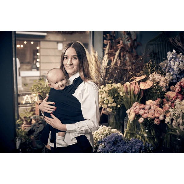 Najell Voorgevormde Draagdoek Charcoal Black - Afbeelding 5