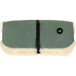 Odenwälder Handwarmer Lamsvel Muffolo Lang Green Harmony