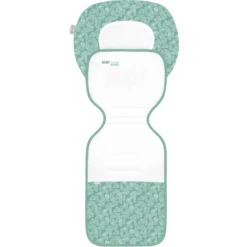 Odenwälder Kinderwagenmat Babycool Ergo White Leaves Diep Forest