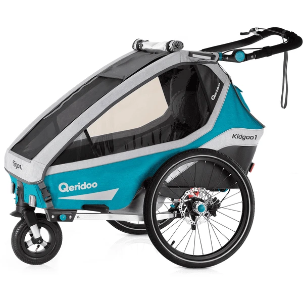 Qeridoo® Fietskar Kidgoo1 Sport Petrol - Afbeelding 2