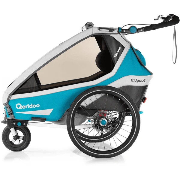 Qeridoo® Fietskar Kidgoo1 Sport Petrol - Afbeelding 3