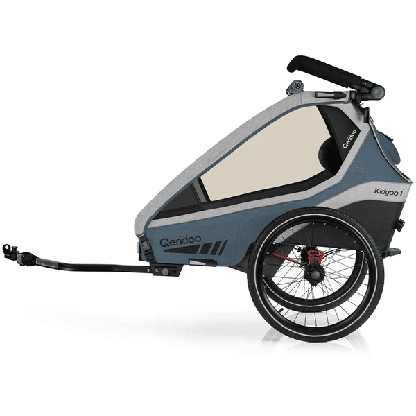 Qeridoo ® Kidgoo1 Navy Blauw Kinderfietskar - Afbeelding 3