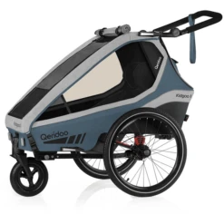 Qeridoo ® Kidgoo1 Navy Blauw Kinderfietskar