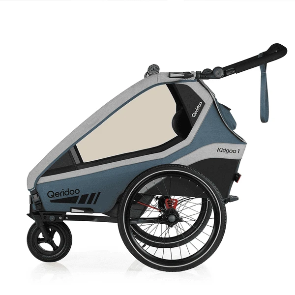 Qeridoo ® Kidgoo1 Navy Blauw Kinderfietskar - Afbeelding 4