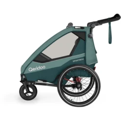 Qeridoo ® Sportrex 2 Kinderfietskar Limited Edition Mineral Blue