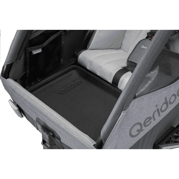 Qeridoo ® Voetruimte Beschermplaat Voor Eenzits Kinderfietskar - Afbeelding 5