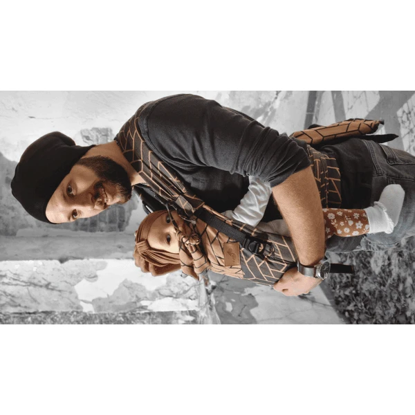 SCHMUSEWOLKE Draagzak Half- Buckle Maxi Graphic Copper Modal - Afbeelding 2