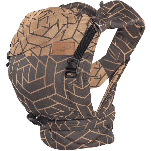 SCHMUSEWOLKE Draagzak Half- Buckle Maxi Graphic Copper Modal