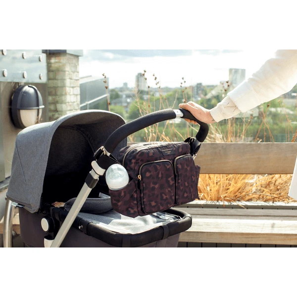 Storksak Kinderwagen Organiser Leopard Black - Afbeelding 2