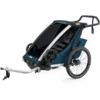 THULE Kinderfietskar Chariot Cross 1 Majolica Blauw