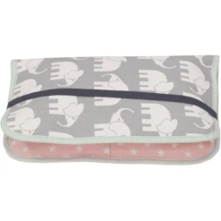 Ullenboom Patchwork Luiertas - Olifant Mint Roze