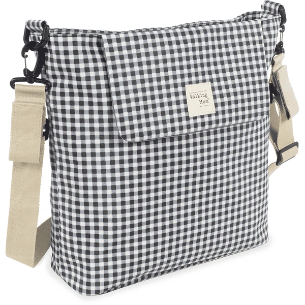 Walking Mum Luiertas I Love Vichy Zwart - Afbeelding 3