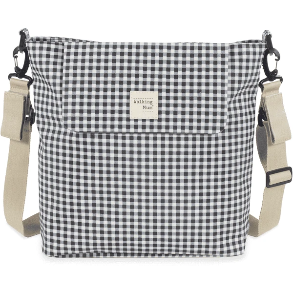 Walking Mum Luiertas I Love Vichy Zwart