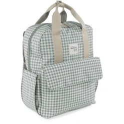 Walking Mum Rugzak I Love Vichy Green